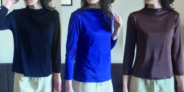 極上シルク100％ニットトップス「大人きれいシャツ」を4月21日に新発売　6Aの絹糸を使用した極上シルク100％シャツ　Web販売価格12,800円(税込)