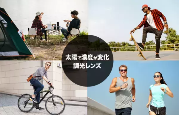メガネのプロ 鯖江と開発！ズレない！偏光・調光・UVが一体になった、「アクティブサングラス」がMakuakeにて販売開始