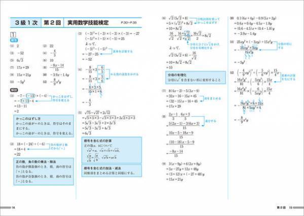 過去問題4回分を新たに収録。検定本番前のたしかめ学習に使える！「数検」3～5級の「過去問題集」を5年ぶりにリニューアル　クラフト紙を使用したカバーデザインに刷新し4/30に発行