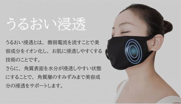 表情筋刺激と保湿を同時に「ながらケア」で叶えるマスク型美顔器＜Mask de kirei＞4月27日からMakuakeにて先行販売開始