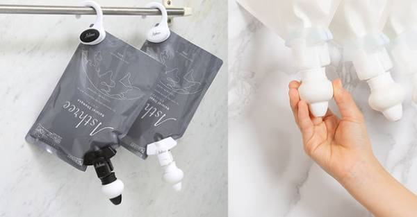 お風呂場からSDGsを始めよう。詰め替えパウチ“だけ”で髪が洗える「Asthree(アスリー)×詰め替えそのまま」のサステナブルなコラボセットが4月27日より販売開始