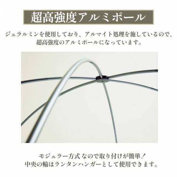 オシャレで機能的！設置も簡単で、居心地の良い空間　「ANUKコットンテント」Makuakeにて5月9日より公開