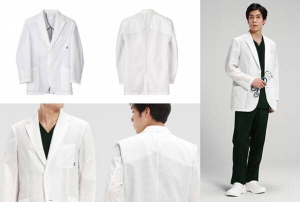 「風が通る、水を弾く、飛べるような軽さ」創業119年老舗ユニフォームメーカーが夏向けの白衣をドクター向けブランド「F Lab.」より5月10日に発売！
