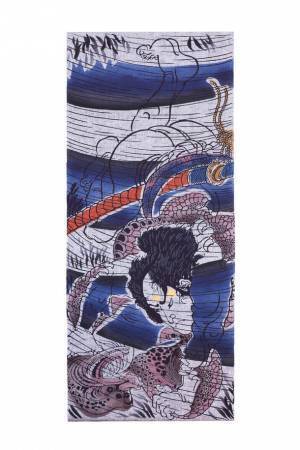 明治27年(1894年)創業、ゆかた製造卸「三勝(さんかつ)」歌川国芳作「荷宝蔵(にたからぐら)壁のむだ書き」ほか、2022年夏のゆかた新作を発表！