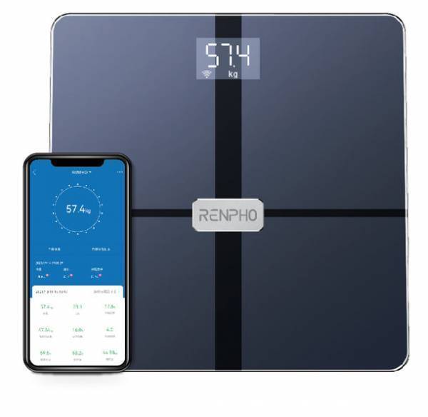 『Renpho』アプリを開くことなく、いつでも乗るだけでスマホに自動データ転送！Wi-Fi／Bluetooth搭載の「スマート体組成計-Premium」を発売！