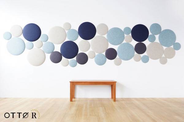 オフィスに馴染む、曲線を活かした新感覚の吸音パネル「OTTO R(オットー・アール) 丸型」が5月17日に発売