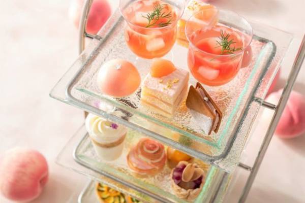 桃尽くしの「ピーチ サマーアフタヌーンティー」で海を眺めながら優雅な夏のティータイムを　7月1日より提供開始