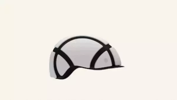 世界初(※)の非ニュートン折りたたみヘルメット(Pat.P)　ニュートンライダー公式WEBSITEで秘話がついに公開！