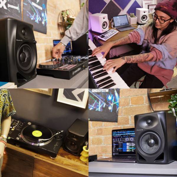 自宅でもパワフルな音でDJや楽曲制作を楽しめる　デスクトップモニターシステム「DMシリーズ」に新モデル登場　4インチの「DM-40D」、Bluetooth(R)機能搭載の「DM-50D-BT」と「DM-40D-BT」