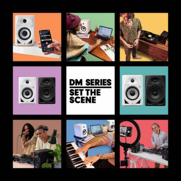 自宅でもパワフルな音でDJや楽曲制作を楽しめる　デスクトップモニターシステム「DMシリーズ」に新モデル登場　4インチの「DM-40D」、Bluetooth(R)機能搭載の「DM-50D-BT」と「DM-40D-BT」