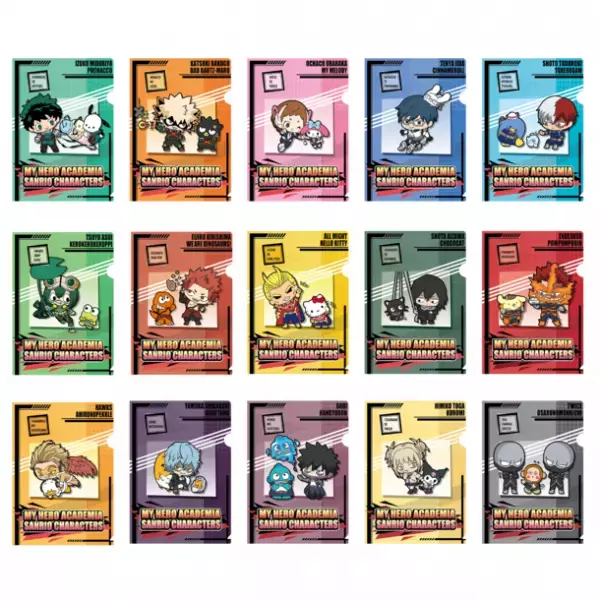 僕のヒーローアカデミアとサンリオキャラクターズのコラボレーション第2弾の商品発売決定！あそびファクトリー公式通販サイトにて予約受付中！