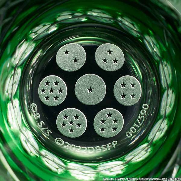 映画『ドラゴンボール超 スーパーヒーロー』の公開を記念して孫悟空・孫悟飯・ピッコロをイメージした江戸切子グラスが登場！各590（ゴクウ）点限定で販売