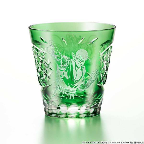 映画『ドラゴンボール超 スーパーヒーロー』の公開を記念して孫悟空・孫悟飯・ピッコロをイメージした江戸切子グラスが登場！各590（ゴクウ）点限定で販売