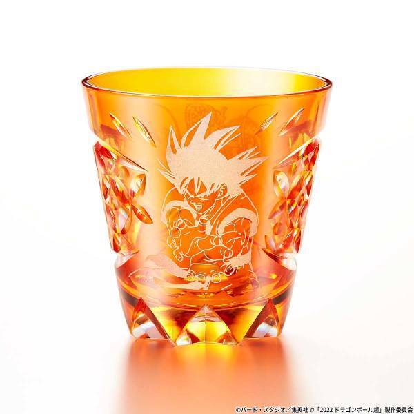 映画『ドラゴンボール超 スーパーヒーロー』の公開を記念して孫悟空・孫悟飯・ピッコロをイメージした江戸切子グラスが登場！各590（ゴクウ）点限定で販売