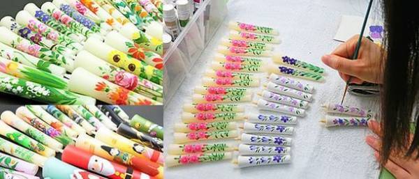 創立130年の和ろうそくの老舗松本商店が、暑い、お盆のお供えに。仏花の代わりになる絵ろうそくを出張販売！百貨店への催事出店が決定。