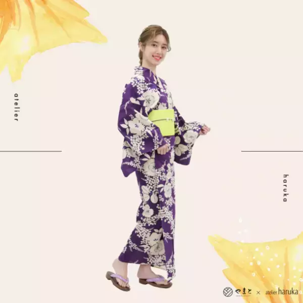 浴衣レンタル＆着付けでトータル9,350円！ヘアメイク専門店「アトリエはるか」で期間限定浴衣メニュースタート！