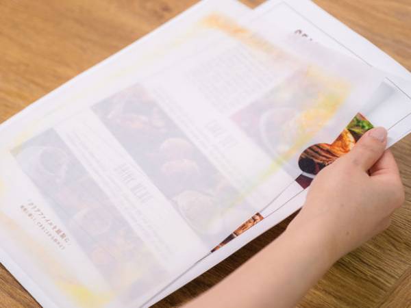脱プラ・SDGsの取り組みとして「半透明 紙製クリアファイル」の受注を開始　プリンター出力も可能、使用後はシュレッダー処理！