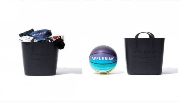 《「集める 重ねる 組み合わせる」収納のスタックストー》　アパレルブランド『APPLEBUM』　ロゴ入りデザインのbaquetをOEM受託・製造　APPLEBUM公式オンラインストア他にて販売中