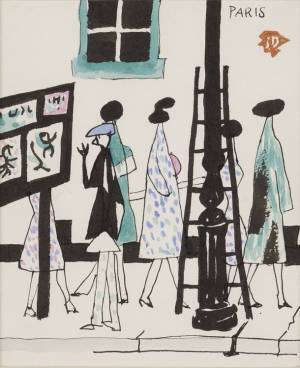 1人の画家とは思えない表現の幅！！コレクション展「旅する印象 -画家が見つめた、ひと・町・自然-」を、京都府立堂本印象美術館にて6月25日(土)～9月25日(日)開催