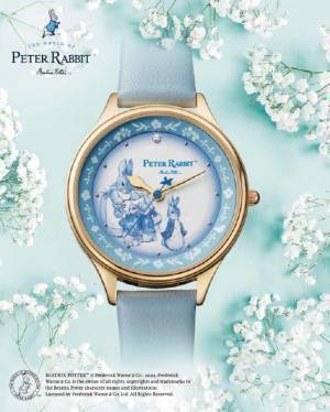 『ピーターラビットのおはなし』絵本出版120周年記念。ピーターラビット(TM)＜しあわせの時間＞ポーセリン調仕上げの高級ウオッチ新発売！