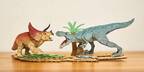 まるで本物みたい！？迫力満点の恐竜がダンボールで作れる立体アート「コンタモバトル」が2022年6月上旬に発売