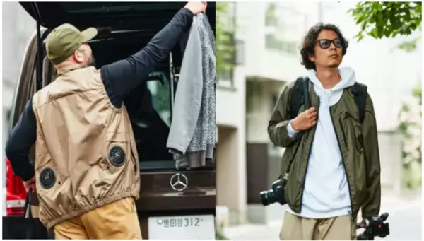 GO OUTな二人が、ストリートで空調服(R)！？6月15日から「GO OUT WEB」にタイアップ広告を掲載