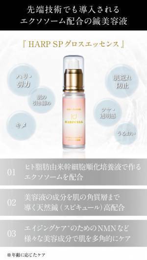 天然鍼配合の美容液「HARP SPグロスエッセンス」HARPCELL公式サイトにて販売を開始