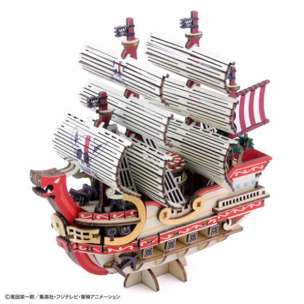 ワンピースシリーズから新たな木製立体パズルが登場！赤髪のシャンクスのレッド・フォース号を7月中旬に発売