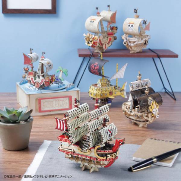 ワンピースシリーズから新たな木製立体パズルが登場！赤髪のシャンクスのレッド・フォース号を7月中旬に発売