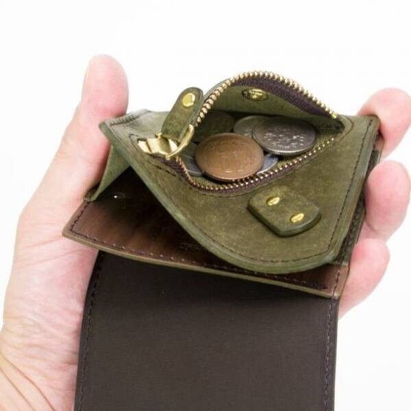 天然木×プエブロレザーの小型財布「プエブロ イクイップウォレット」販売を開始しました
