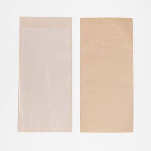 透明袋のDMを簡単に脱プラへ　グラシン紙を使用した片面全体が半透明の特殊封筒「販促用グラス封筒」を6/15に発売