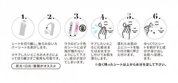 “近未来”手軽なヒアルロン酸導入！貼る美容液　HA WARP SHEET(HAワープシート)シリーズが6月30日に発売