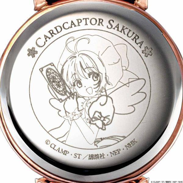 『カードキャプターさくら』アニメ放送開始25年を記念して12石のクリスタルが煌めくピンクゴールドの腕時計が登場！クロウカードブックをイメージした特製ボックス入り