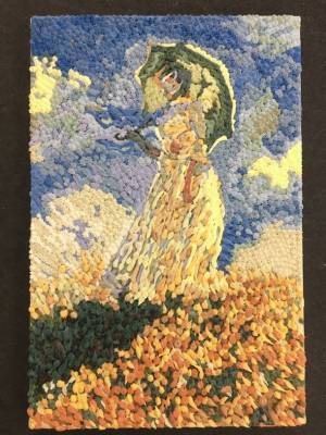 美術作家  渡辺おさむのクリーム絵画が笠間日動美術館へコレクション決定