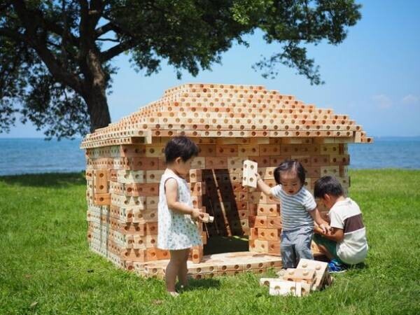 木のおもちゃ天然木製ブロック「ズレンガ」イベント向けレンタルサービスを6月22日より開始！