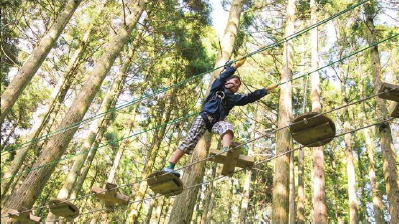 六甲山アスレチックパークGREENIA（グリーニア）「涼」を感じられるアスレチックが盛りだくさん！！夏の六甲山を満喫しよう！