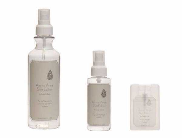 ライフスタイルブランド AminoAreaStyleEditionの「サニタイザーミスト」「スカルプ＆ボディミスト」2022年6月24日(金)より発売開始