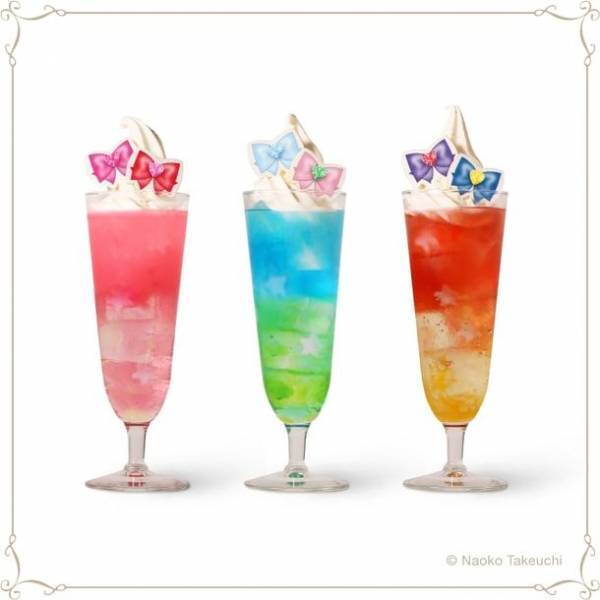 ミュージアム内に特設カフェがオープン！「美少女戦士セーラームーン ミュージアム カフェ」　セーラー戦士をイメージしたパフェなどオリジナルメニューが盛りだくさん