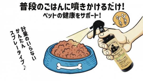 犬猫ペット愛好者に！こんなオイルを待っていた！！犬猫用健康オイル 機能性ペットフード「Balance oil 1:6」8月1日発売
