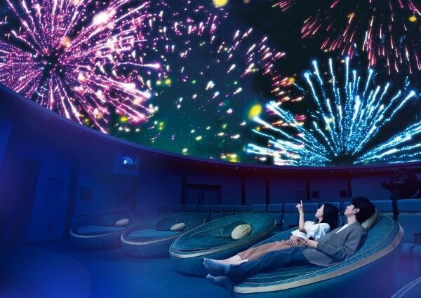プラネタリウムで夏祭り気分「花火ウェルカムドーム」7月15日(金)より打ち上げ開始！
