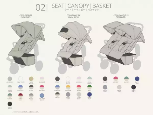 ＜大好評カラーズ第3弾＞カスタマイズできるベビーカー「AIRBUGGY COLOURSエアバギーカラーズ」にスモーキーなグラデーション2022夏限定フレームが新登場　-7/5予約開始-