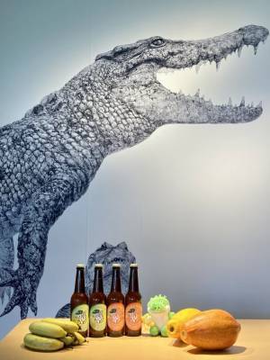 今年もお待たせしました！熱川バナナワニ園の自慢の園内産完熟バナナのクラフトビール「伊豆バナナワニIPA」と完熟パパイヤのクラフトビール「伊豆パパイヤHAZY」をさらに美味しく改良して7月10日に数量限定で発売！