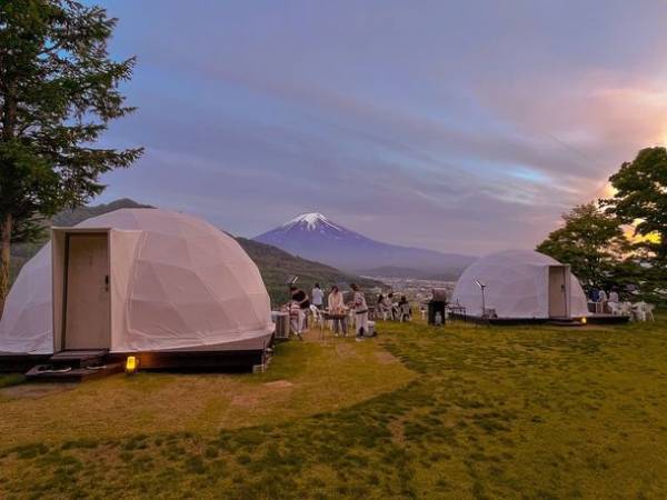 山梨ワインとグランピングのマリアージュ・ツアー7/23開催　1泊2日「勝沼醸造」×「杓子山ゲートウェイキャンプ」