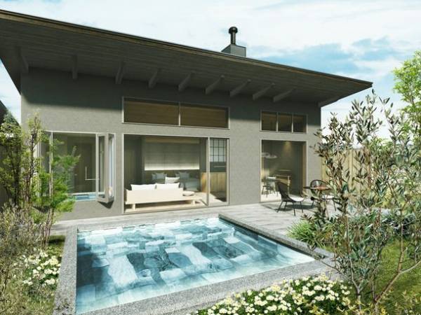 ＜旅の新たな選択肢、暮らすようにくつろぐ水辺のプライベートヴィラ＞　京丹後に2022年10月「湖邸 艸花 -SOKA-」開業予定