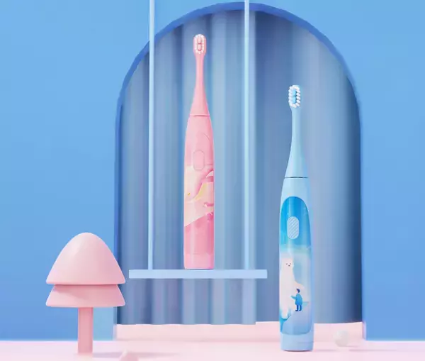 QCY姉妹の健康・美容家電ブランドinfly音波振動のテクノロジーで歯磨きが大好きになれる！子ども用リニア音波振動式電動歯ブラシ「IF-T04B」を2022年7月22日発売開始！