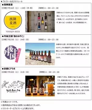京都駅前スグ「京都タワーサンド」『FOOD HALL BEER FESTA』を開催京都クラフトビールのブルワリーが週替わりでB1F中央特設ブースに登場！