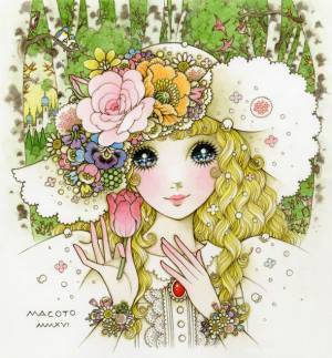 米寿記念 夏の章 高橋真琴『百花繚乱』展　少女画の巨匠が描く「美」の全てが、室町の地で華ひらく　会期／7月20日(水)～25日(月)※最終日午後6時終了　会場／日本橋三越本店 本館7階 催物会場　営業時間／午前10時～午後7時