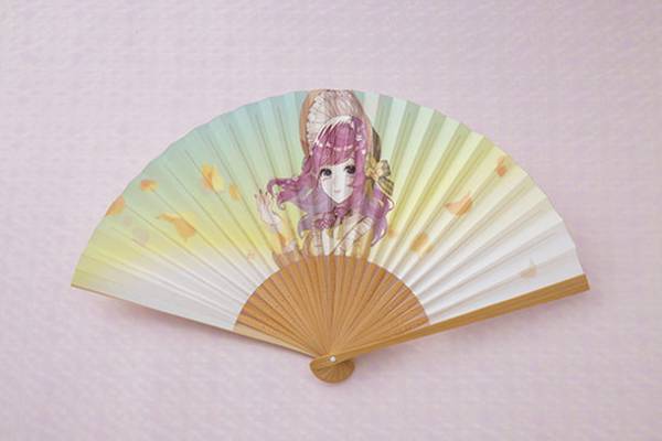 ＜伝統工芸×人気絵師＞「美少女名古屋扇子」登場　Makuakeにてコラボプロジェクト開始！