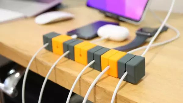 アメリカで発売後わずか1週間で5,000個を売り上げたケーブルホルダーが日本初登場！Makuakeにて先行販売開始『新発想！机の上のケーブル整理はもっと自由にできる。』