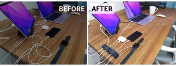 アメリカで発売後わずか1週間で5,000個を売り上げたケーブルホルダーが日本初登場！Makuakeにて先行販売開始『新発想！机の上のケーブル整理はもっと自由にできる。』